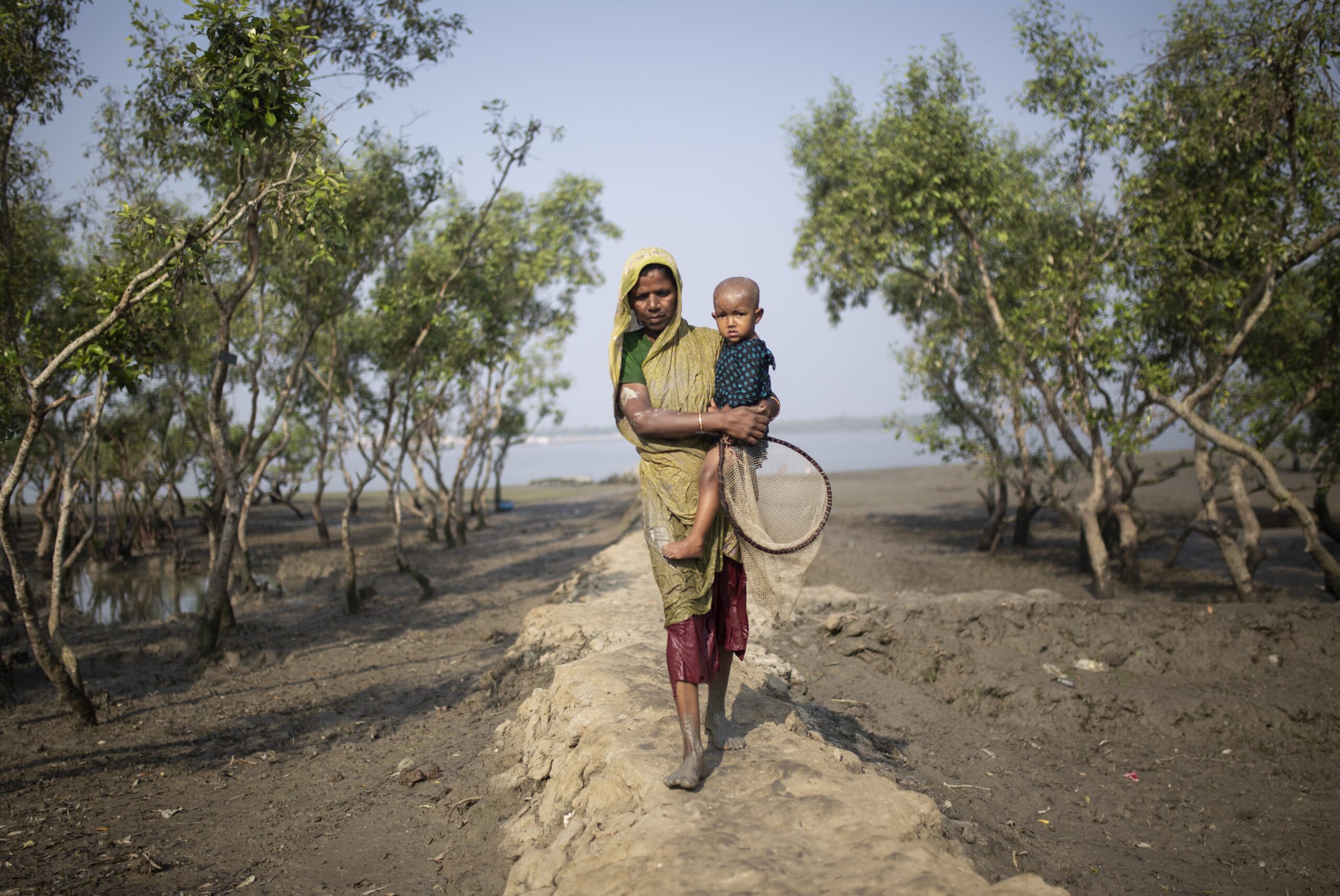 Filmmaker in the Sundarbans UNESCO mangrove forest Bangladesh